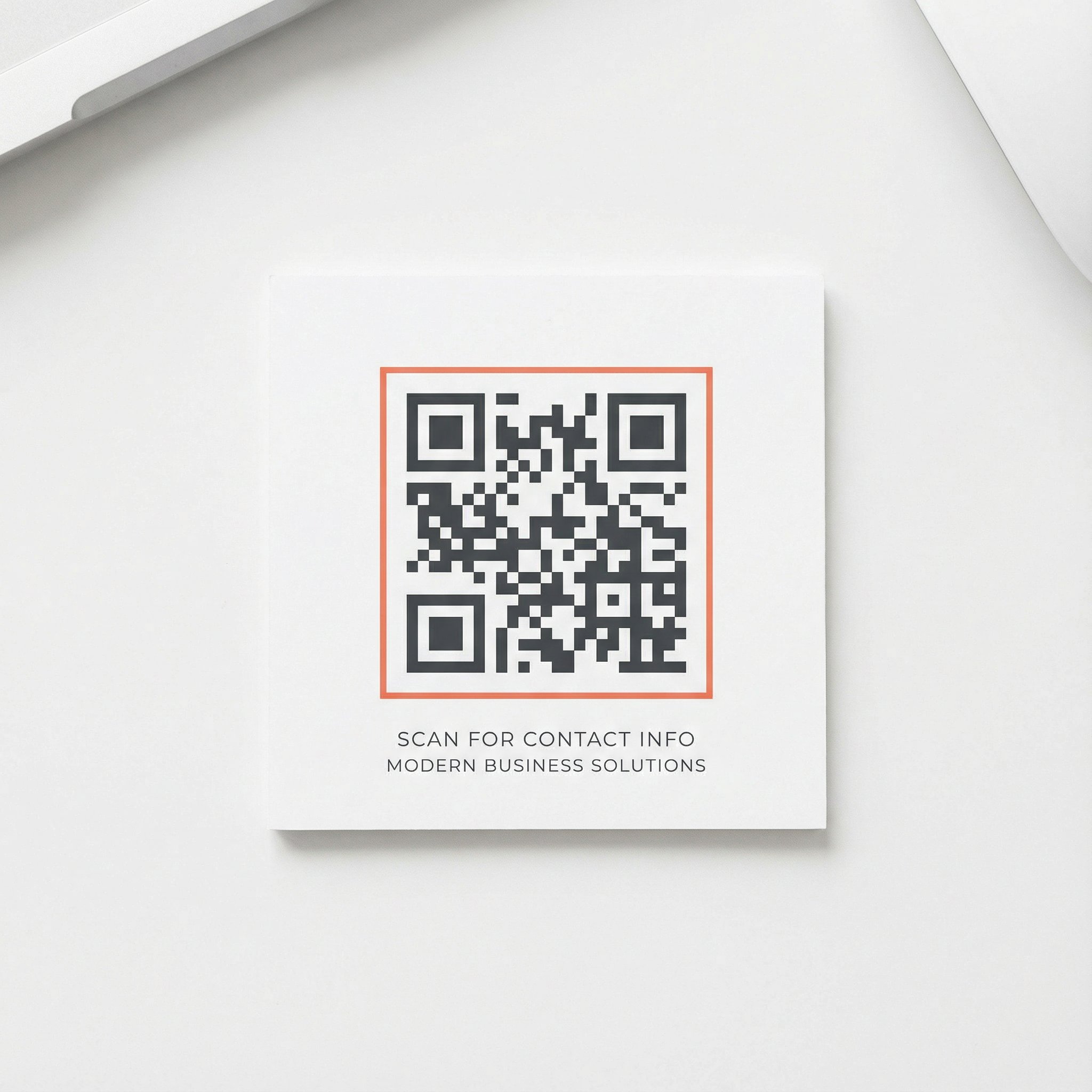 黄色仓库商务二维码